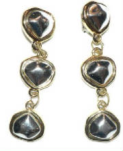 Silvertone earrings