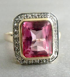 Pink and White Passion Topaz